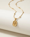 Gold-tone pendant necklace