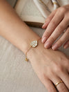 Leaf Motif Station Bracelet